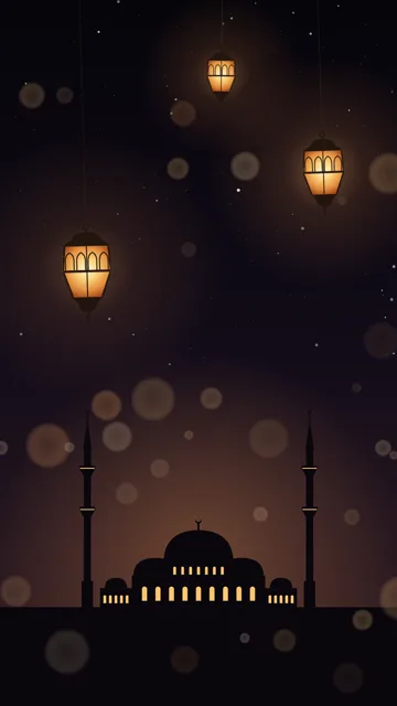 Quran video background: Lanterns